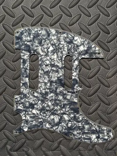 Telecaster Pickguard Quadruple Ply Peraloid dual pup, View more