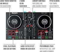 Numark DJ controller PartyMix model