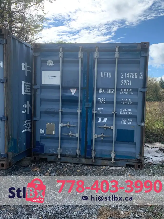 Huge Sale on a Used 20' Shipping Container in Victoria! in Storage & Organization in Cowichan Valley / Duncan - Image 3