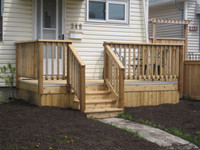 deck and front porch materials and supplies
