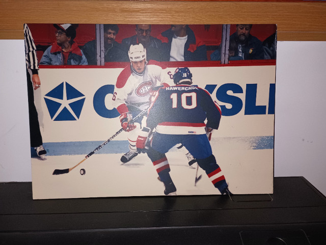 cadre frame courtnall hawerchuk montreal canadiens winnipeg jets dans Art et objets de collection  à Laurentides