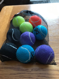 Squeaky tennis balls new never use