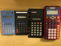 Basic Calculators $1 each (Texas Instruments TI-10 $5)