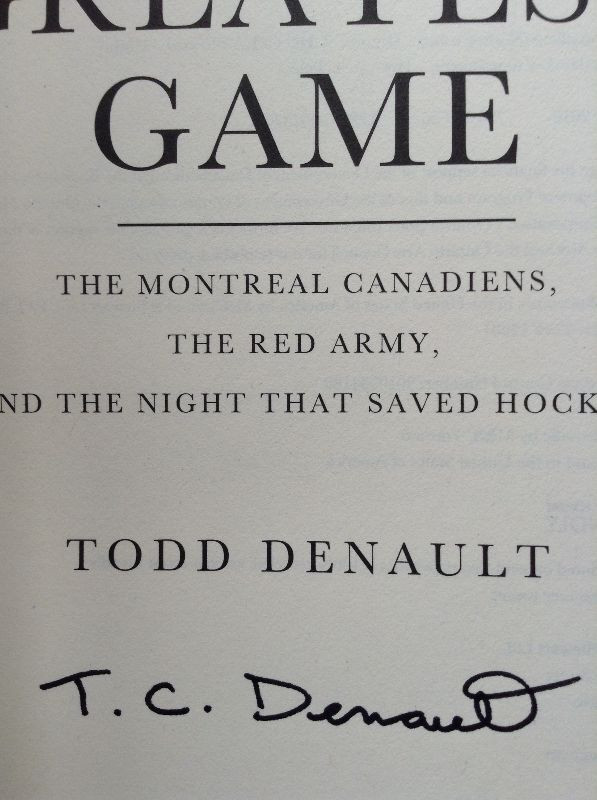 The Greatest Game by Todd Denault [Signed by Author] in Non-fiction in Trenton - Image 2
