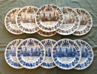 Wood and Sons: 1867-1967 Canada Centennial plates
