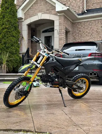 Selling my freshly upgraded 140cc dirt bike. It's a great runner with a solid setup perfect for trai...
