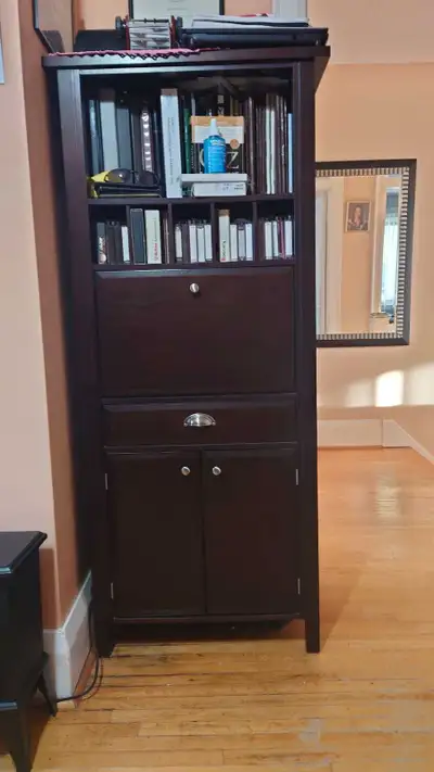 Bookshelf with Computer Desk, View more