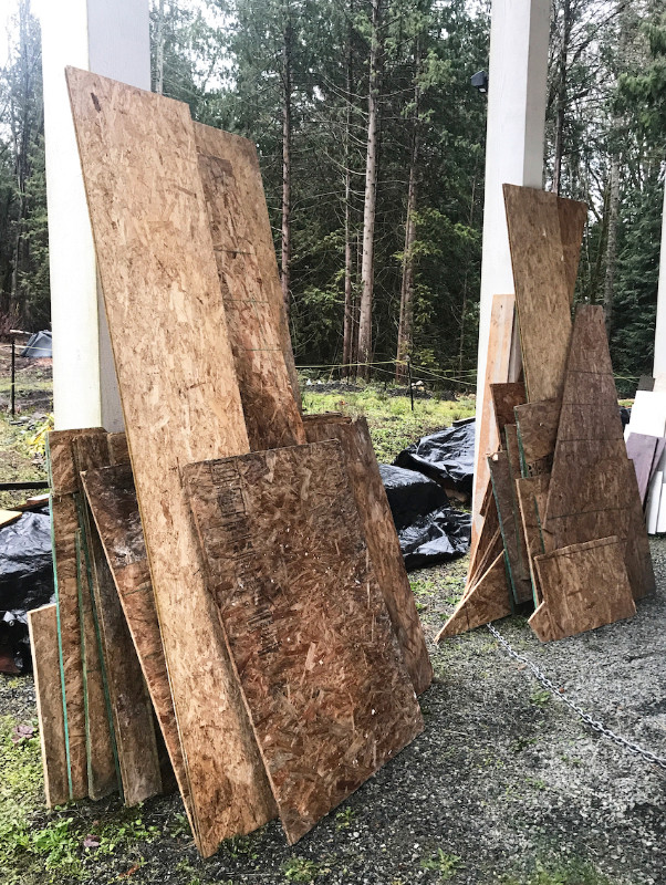 47 unused particle board pieces. in Floors & Walls in Nanaimo