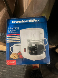 Brand new proctor and silex coffee maker.