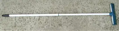 Adjustable Sweep Rubber Broom L55"-32”xW11”, View more