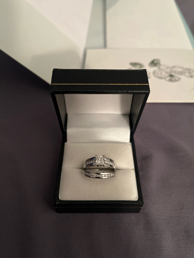 Engagement and wedding ring set for her in Jewellery & Watches in Grande Prairie