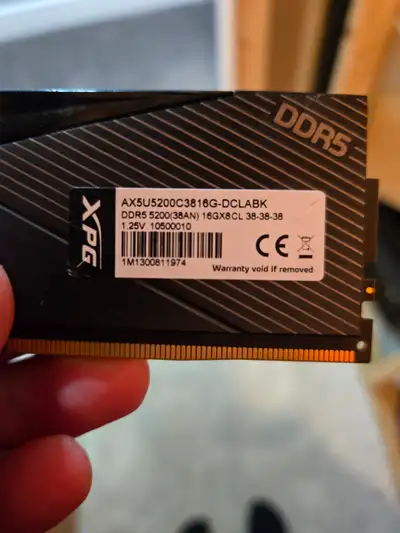 2 16G DDR5 Ram cards, View more