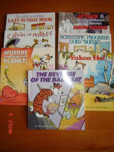 $15 each. This is a collection of vintage Calvin and Hobbes daily comic strips by American cartoonis...