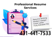 Write Update CV/Resume/Linkedin Profile/Cover Letter431-441-7533