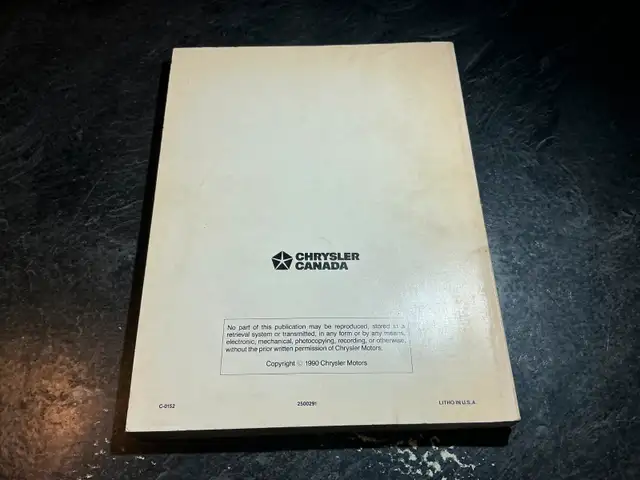 1991 Dodge 3.9L/5.2L/5.9L Truck Fuel Injection (TBI) Shop Manual63006661357825121