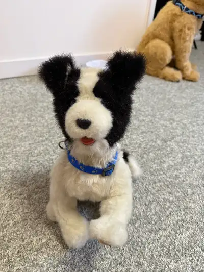 Key Features: Voice Control: The puppy responds to commands like "Want a treat?", "Give me your paw,...