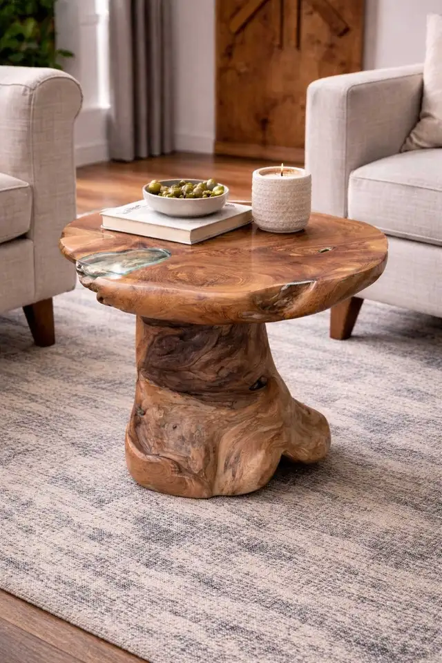 Wood Coffe Table/Side Table✨️