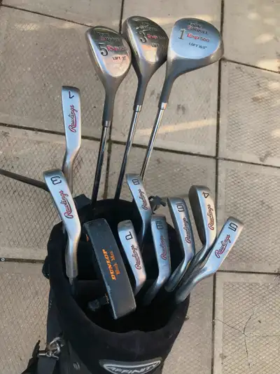 Rawlings ensemble complet de bâtons de 12pièces de golf gaucher, View more