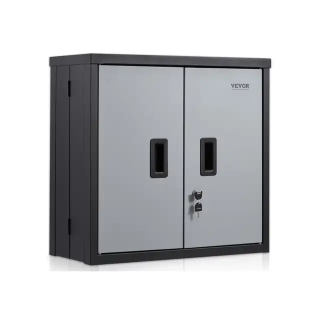 VEVOR Folding Wall Cabinet 26" Metal Garage Locker Mounted 240lb in Other in Oakville / Halton Region - Image 2