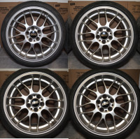 BBS Wheels RG-R Wheels 18x8.5, 5x120 w/ Tires