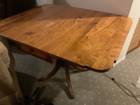 Antique drop leaf table
