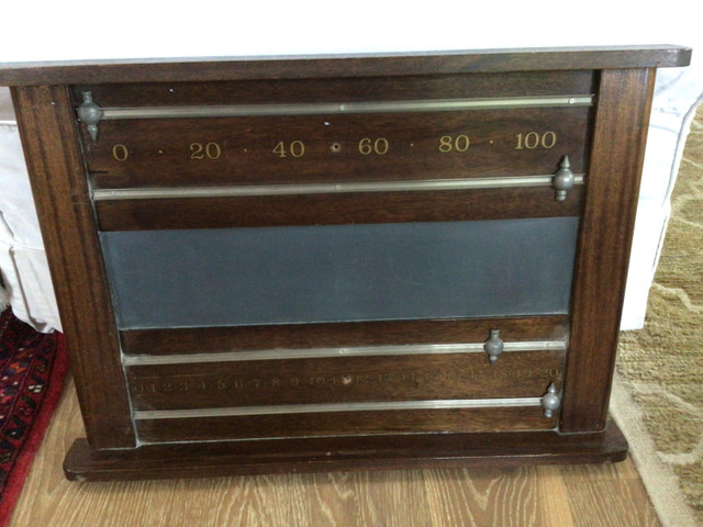 Antique Billiard/Snooker scoreboard in Arts & Collectibles in St. Catharines