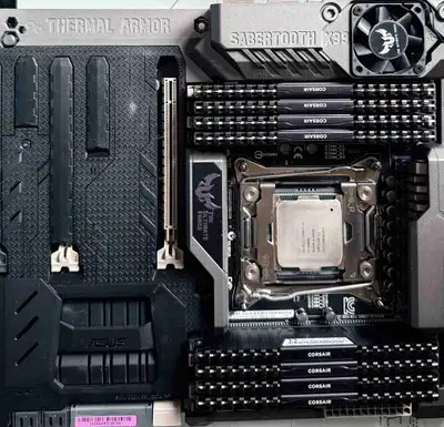 Combo Mobo CPU + GPU avec 128 gig de RAM, View more