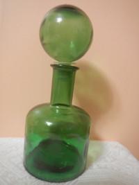 Italian Green Bottle withh stopper