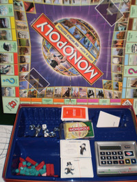 Here and Now The World Edition Monopoly w FREE BONUS