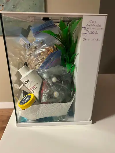 Fish Aquarium with all the rocks and accessories., View more