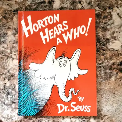 Dr Seuss Horton Hears a Who Hardcover Book-Large Size, View more