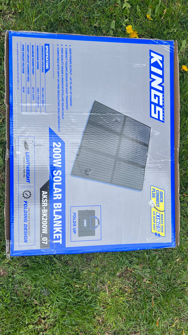 Folding Solar panel/Blanket 200w in Other in Kitchener / Waterloo - Image 2