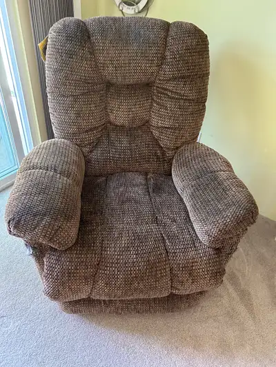 Brown Fabric Recliner, View more