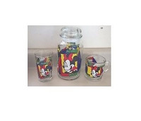 Disney Mickey Mouse, Minnie Mouse & Donald Duck Juice/Cookie Jar