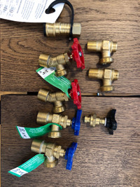 NEW boiler drain tap valves