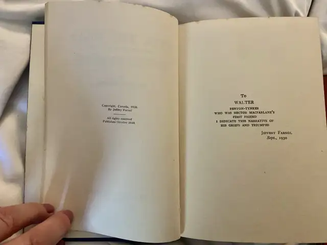 1930 Jeffery Farnol Hardcover Book Over The Hills in Fiction in Oshawa / Durham Region - Image 3