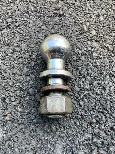 Hitch ball 1 7/8”, one inch shank, heavy duty 5000 lbs capacity, not a cheap chinese knock off