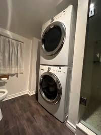 Washer and dryer front loading