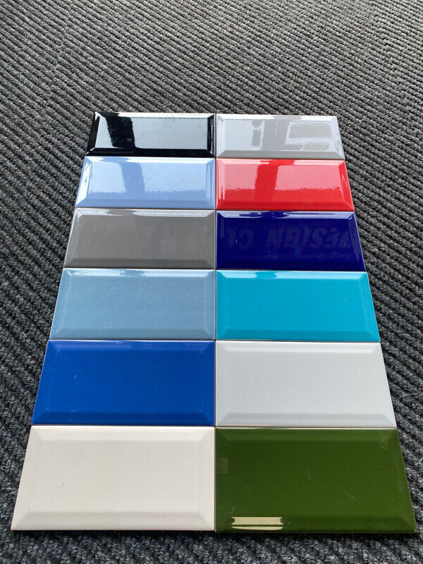 4X8 BEVELLED SUBWAY TILE - OVERSTOCK CLEARANCE SALE - ALL COLORS in Floors & Walls in Mississauga / Peel Region - Image 4
