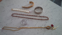 6 Pc. Vintage Jewelry, 5 of 6 are marked, Get all for $25.