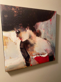 "Lady In Red" Giclee Print by Elena Ilku