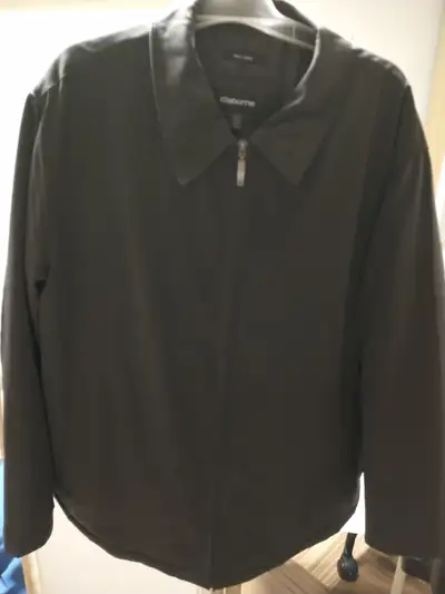 Men's dark brown coat, View more