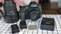 Canon 5D Mark III + 24-70mm LENS+ 50mm LENS + CF Card