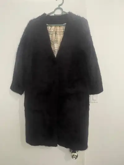 New Faux Mink Blend Coat, View more