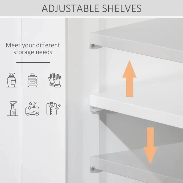 Bathroom Storage Cabinet Floor with Adjustable Shelf and Drawers in Bookcases & Shelving Units in Markham / York Region - Image 5