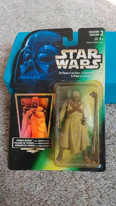 1996 Star Wars Power of the Force Tusken Raider Green Card