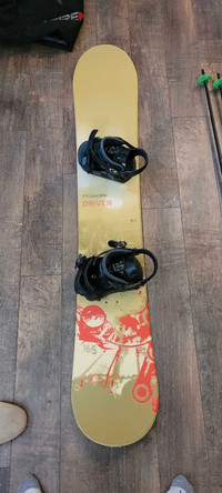 Salomon Driver 165cm snowboard with bindings