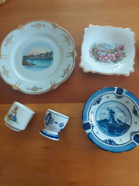 7Antique China dishes