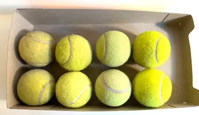 Lot of 8 Used Tennis Balls - Pet toys, View more