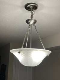 3-light bowl chandelier